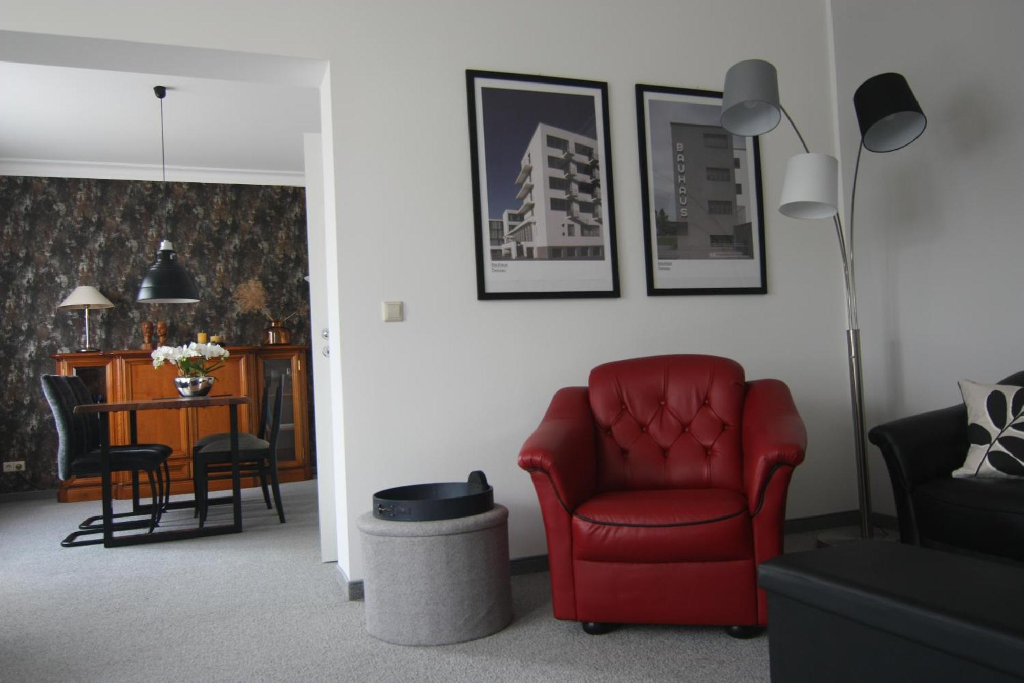 Wohnung In Stadtvilla, Dessau-Ziebigk Bagian luar foto