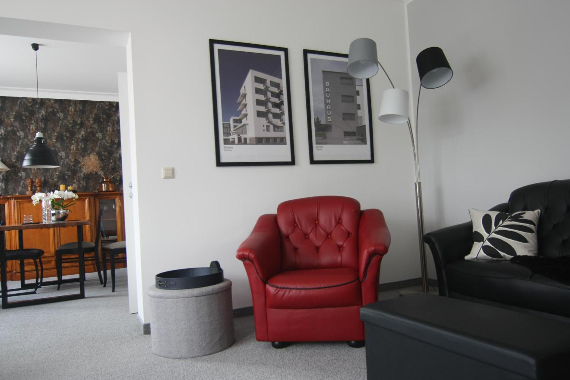 Wohnung In Stadtvilla, Dessau-Ziebigk Bagian luar foto
